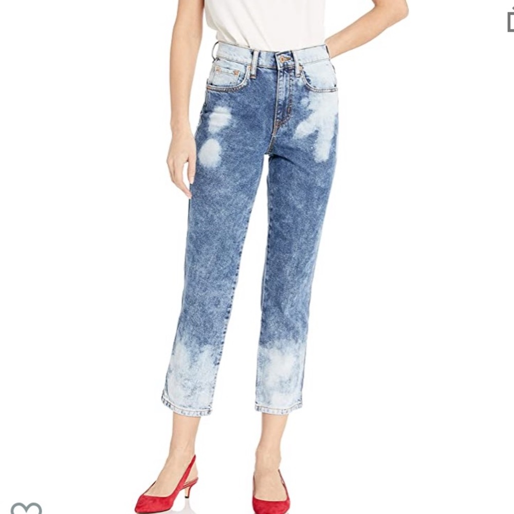 Ella Moss High Waist Straight Leg Ankle Jeans